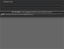 Tablet Screenshot of cicopa.com